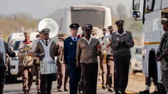 Military honours and song mark former Deputy President David Mabuza’s final journey to his Mpumalanga home Military honours and song mark former Deputy President David Mabuza’s final journey to his Mpumalanga home