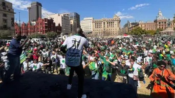 MK Party supporters march in Pretoria in support of Nhlanhla Mkhwanazi MK Party supporters march in Pretoria in support of Nhlanhla Mkhwanazi