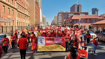 Police officers protest against rape and sexual harassment in their ranks Police officers protest against rape and sexual harassment in their ranks