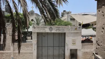 Israeli strike on Gaza's only Catholic church kills two Israeli strike on Gaza's only Catholic church kills two