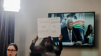 Mbenenge tribunal: Anti-GBV protestors disturb proceedings Mbenenge tribunal: Anti-GBV protestors disturb proceedings