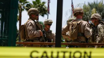 Marines deploy in LA ahead of mass anti-Trump protests Marines deploy in LA ahead of mass anti-Trump protests