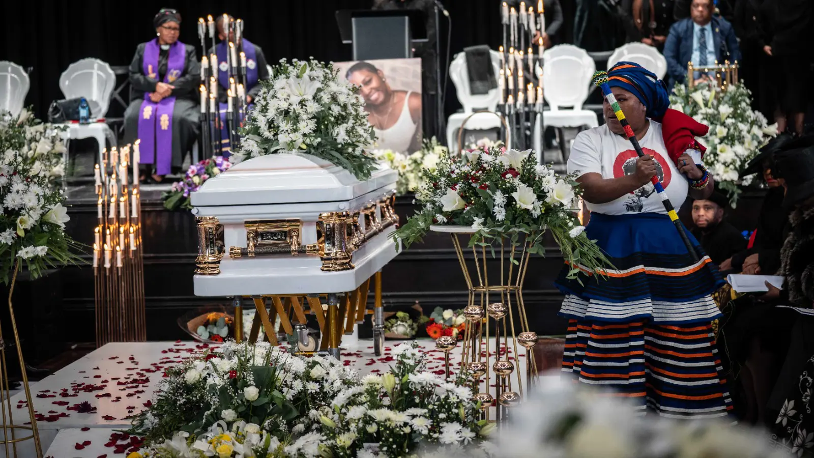 The funeral service of slain Olorato Mongale at the Bloemfontein City Hall on 1 June 2025. Picture: Katlego Jiyane/Eyewitness News The funeral service of slain Olorato Mongale at the Bloemfontein City Hall on 1 June 2025. Picture: Katlego Jiyane/Eyewitness News