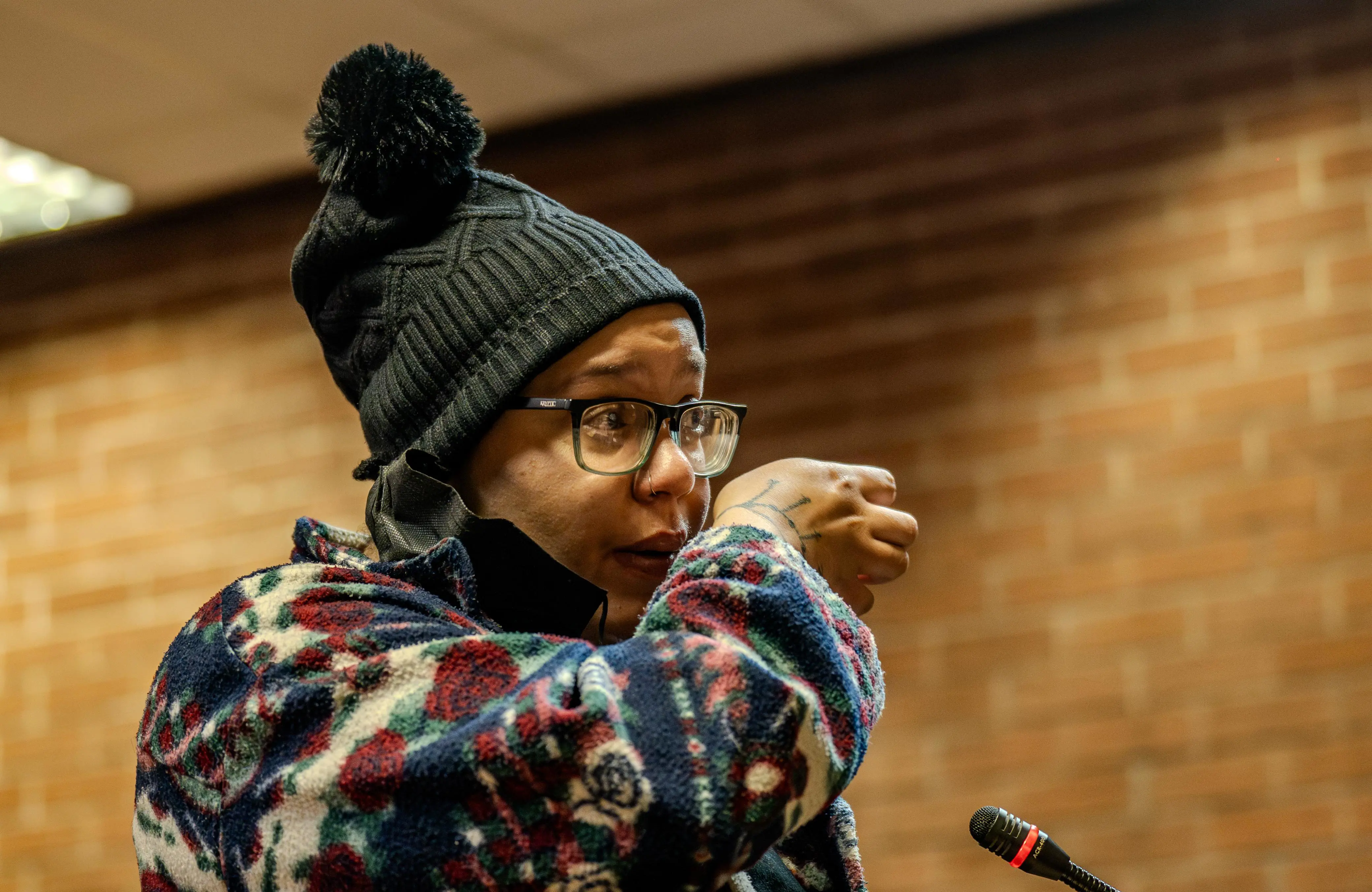 A teary-eyed Tiffany Meek appears in the Roodepoort Magistrates' Court on 14 July 2025. Picture: Sphamandla Dlamini/EWN A teary-eyed Tiffany Meek appears in the Roodepoort Magistrates' Court on 14 July 2025. Picture: Sphamandla Dlamini/EWN