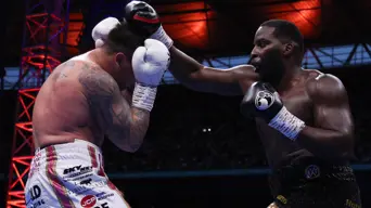 Kevin Lerena outboxed by Britain's Lawrence Okolie at Wembley Kevin Lerena outboxed by Britain's Lawrence Okolie at Wembley