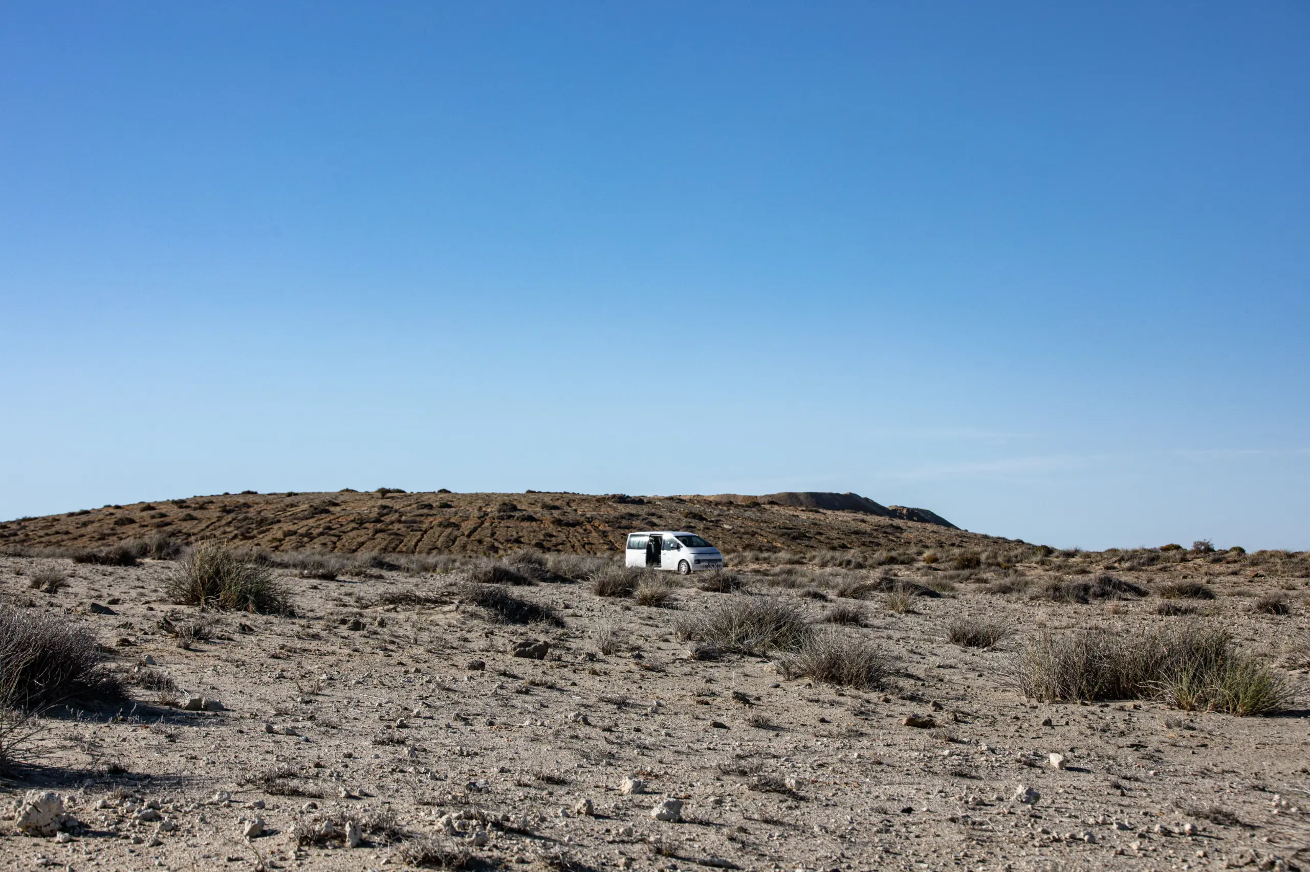 Mining along the Richterveld have left moonlike craters. Picture: Kayleen Morgan Mining along the Richterveld have left moonlike craters. Picture: Kayleen Morgan