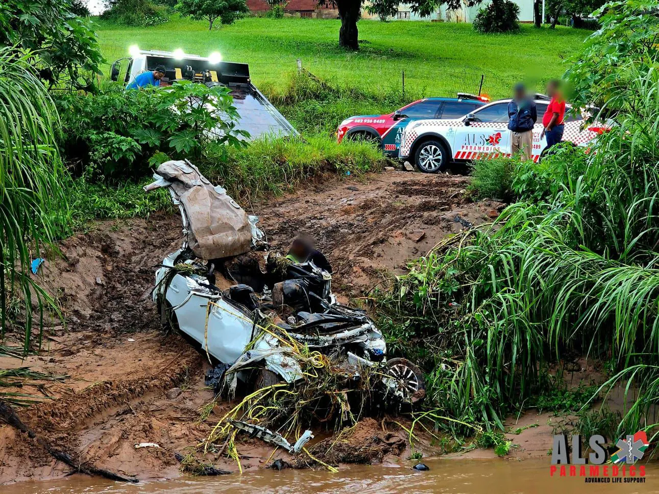 Heavy rains have caused flooding in parts of the eThekwini Metropolitan Municipality on 13 March 2025. Picture: Supplied/ALS Paramedics Heavy rains have caused flooding in parts of the eThekwini Metropolitan Municipality on 13 March 2025. Picture: Supplied/ALS Paramedics